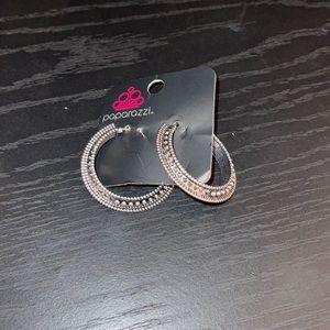 Textured hoop earring's